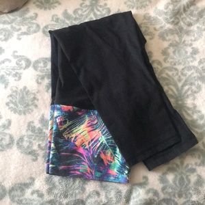 5/$25 😁 Used PINK yoga fold over Capri